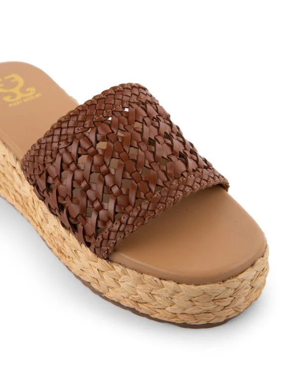 Cacao Wow : Slipon Espradrille Wedges - Image 3