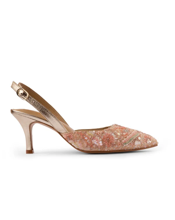 Coral Cracker : Salsa Mule Heels - Kareena Kapoor Khan x Fizzy Goblet - Limited Edition - Image 4