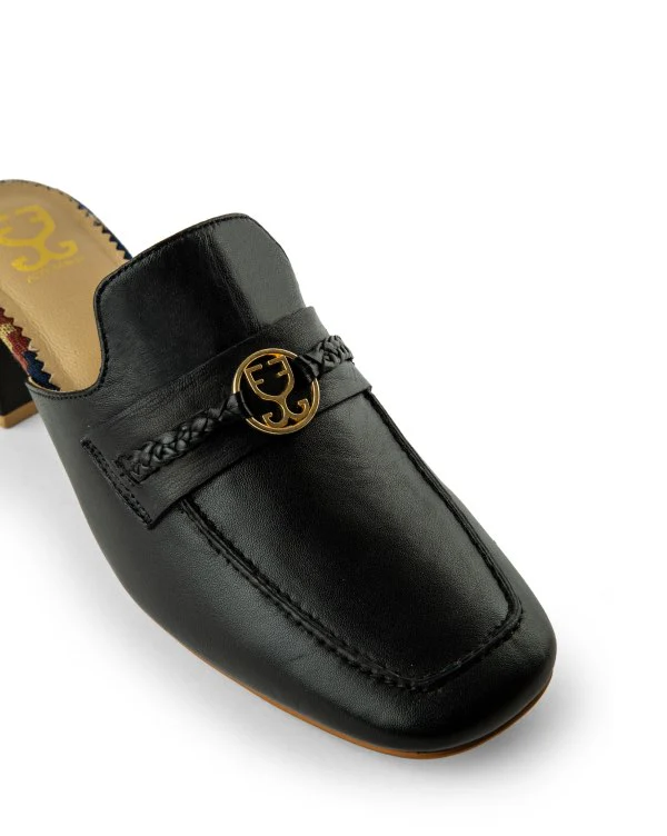 Cubical Crush - Black : Loafers Heels - Image 3