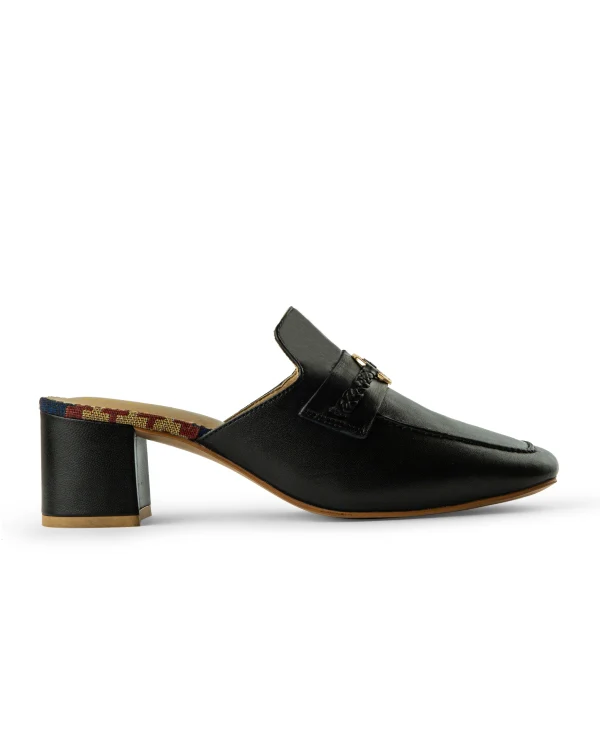 Cubical Crush - Black : Loafers Heels - Image 4