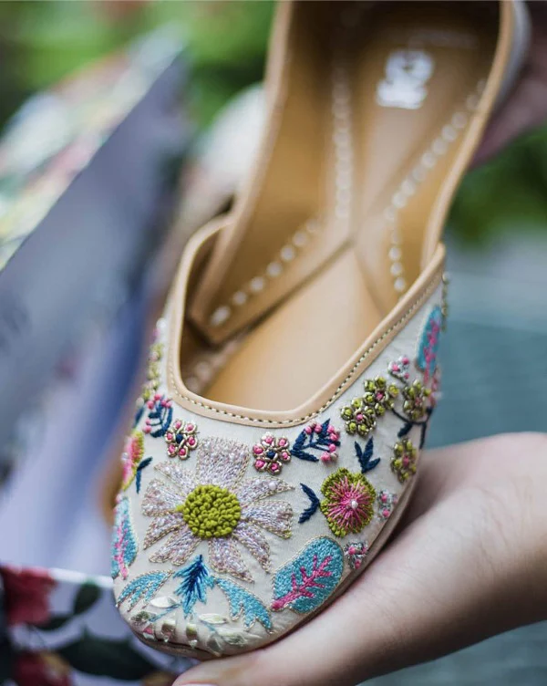 Flower Power : Juttis - Payal Singhal X Fizzy Goblet - Image 2
