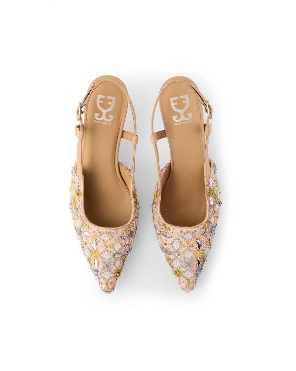 Gatsby's Girl : Salsa Mule Heels - Image 3