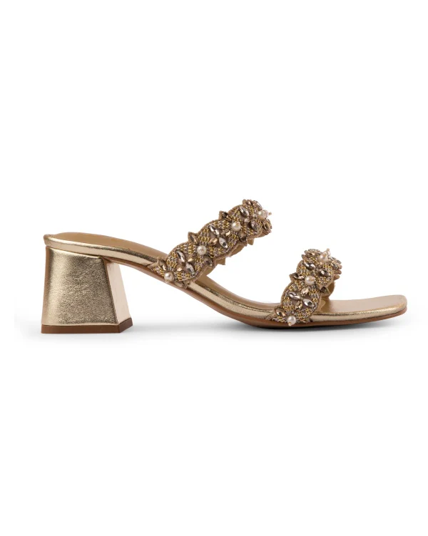 Golden Hour Glam : Sandal Heels - Image 4