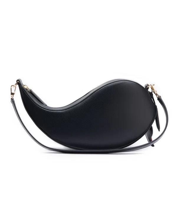 NEO Shoulder Bag Leather : Black (With Colourful Beads) - Image 5