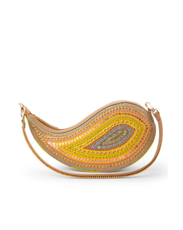 NEO Shoulder Bag With Oxidised Bead Work - Image 3