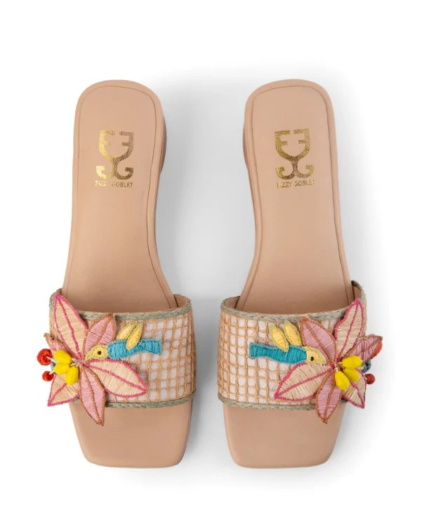 Nude Nectar : Slipon Block Heels - Image 2