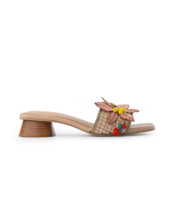 Nude Nectar : Slipon Block Heels - Image 4
