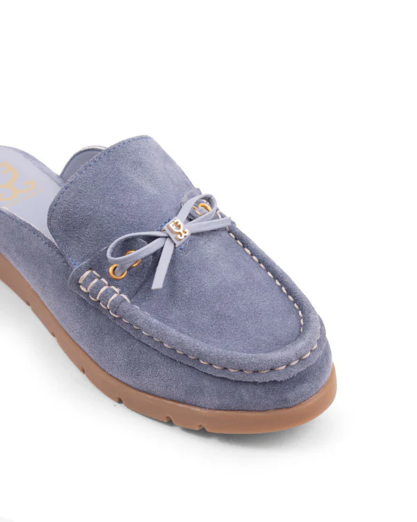 On the Clock : Backless Loafers - Leather - Image 3