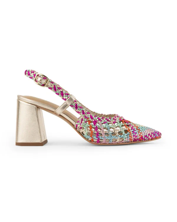 Party Poppers : Salsa Mule Heels - Image 4