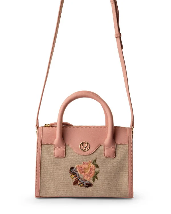 Peachy Powerhouse : Mini Tote Bag - Image 2