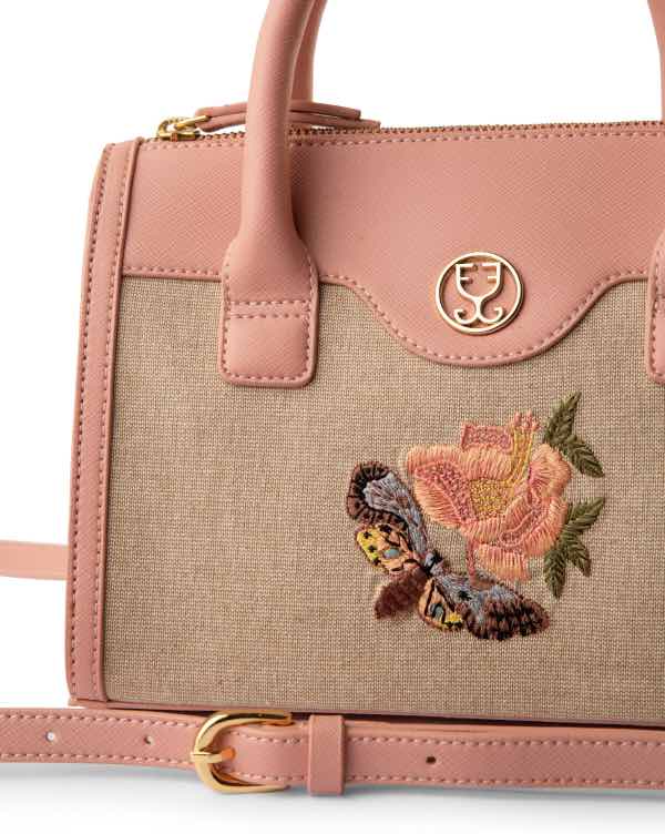 Peachy Powerhouse : Mini Tote Bag - Image 4