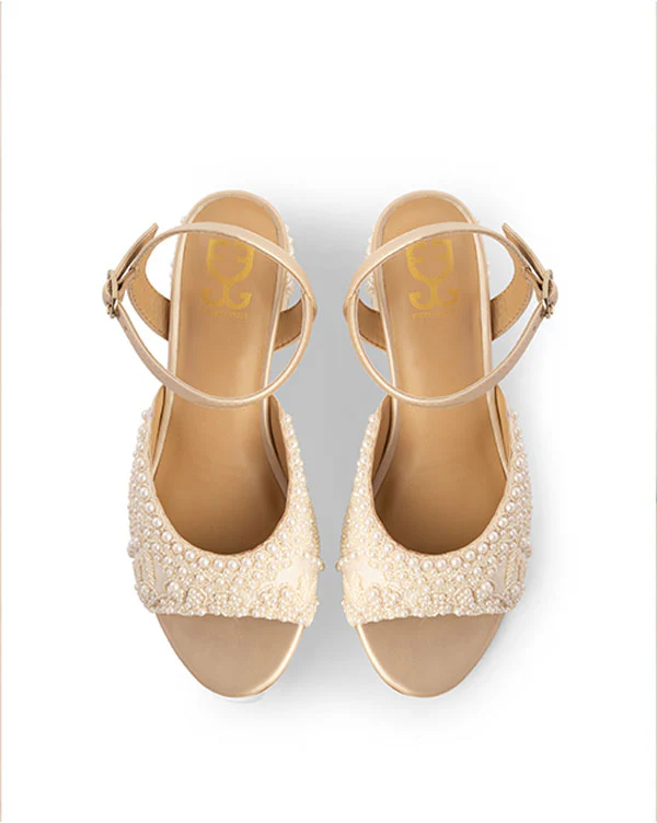 Pearls On The Floor : Sandal Heels - Image 2