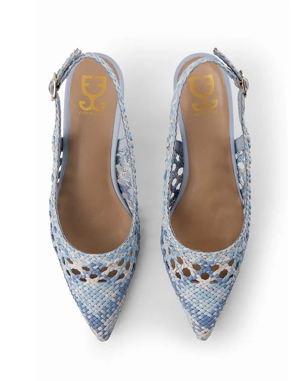 Powder Puff : Pointed Block Heels - Image 2