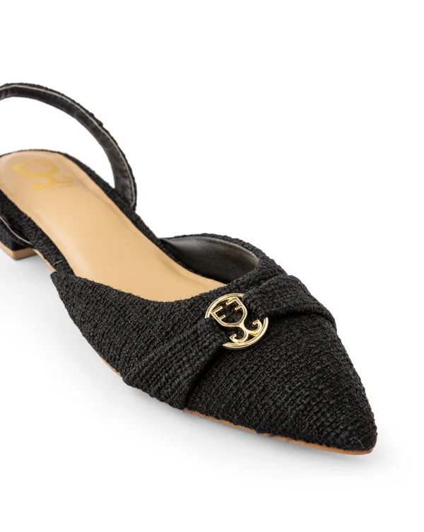 Power Pointed : Slingback Mules - Image 3