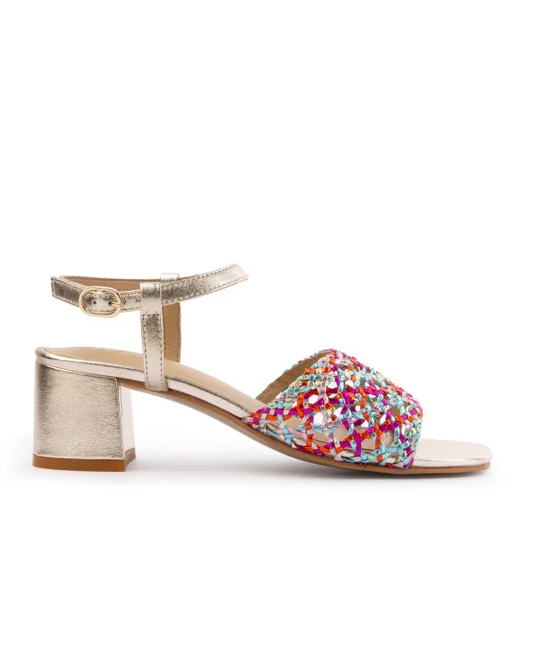 Rainbow Sprinkles : Sandal Heels - Image 4