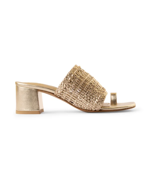 Rattan Radiance : Kolha Block Heels - Image 4