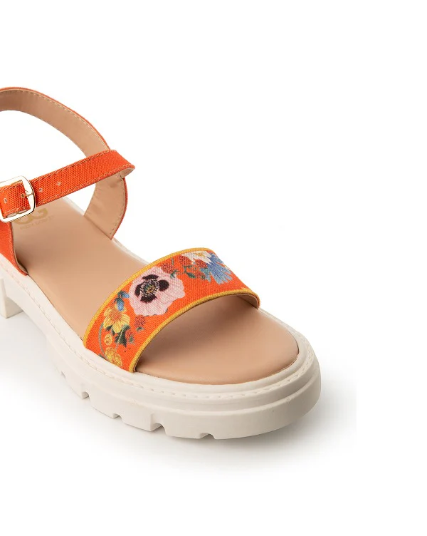 Tangerine Skies : Splash Sandals - Image 3