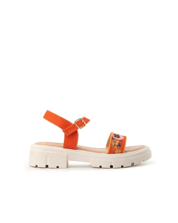 Tangerine Skies : Splash Sandals - Image 4